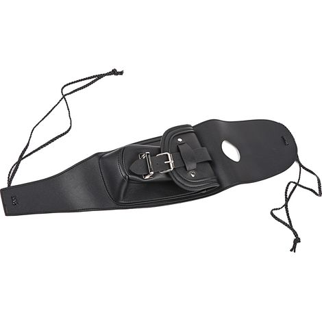 Universelle Motorrad-tankabdeckung Aus Schwarzem Pu-leder Mit Integrierter Tasche