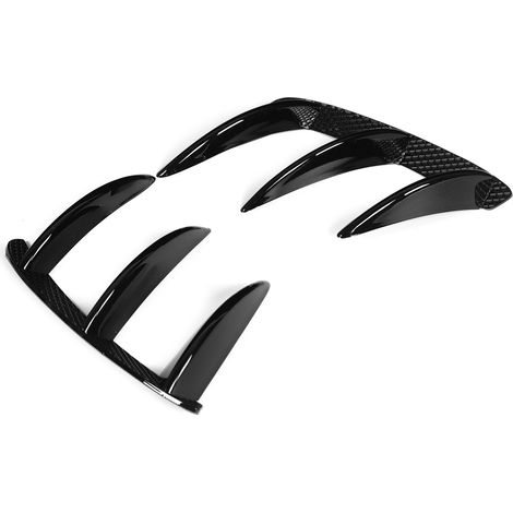 Heckstoßstangen-canard, Heckstoßstangen-lippensplitter-canards-lüftungsschlitze Als Ersatz Für W176 A200 A250 A260 A45 Amg (glanzschwarz)