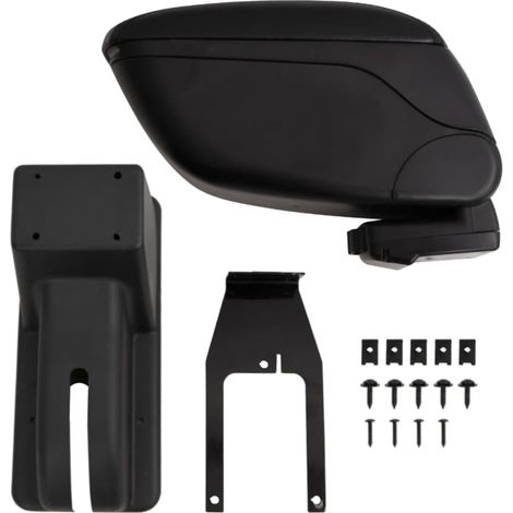 Schwarze Auto-armlehne 12x29x(32-46) Cm Abs