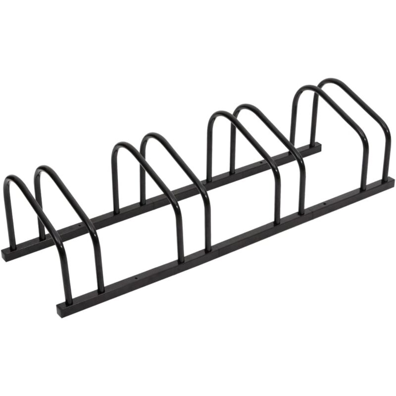 Schwarzer Fahrradträger Aus Stahl Für 4 Fahrräder