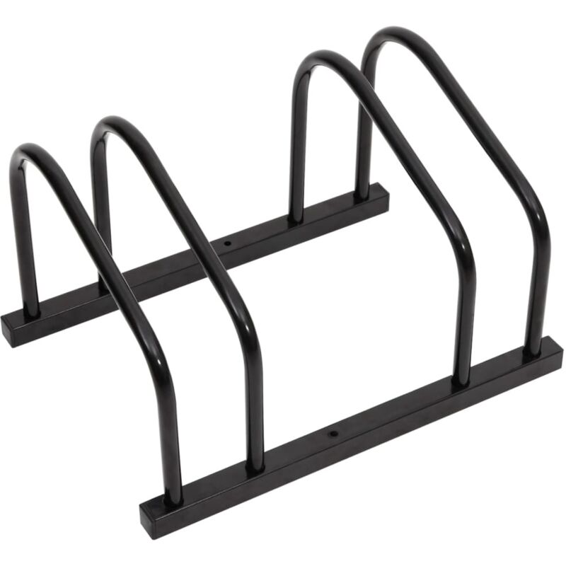 Schwarzer Fahrradträger Aus Stahl Für 2 Fahrräder