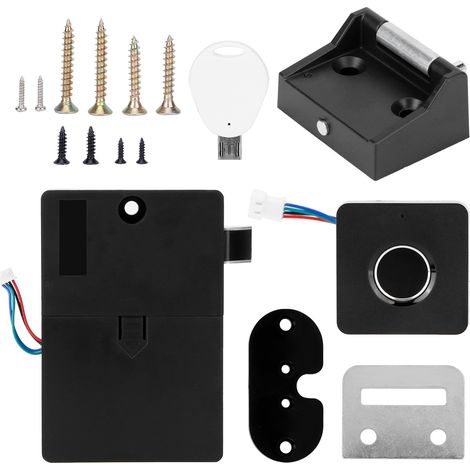 Intelligentes Elektronisches Fingerabdruckschloss, Schranktürschloss, Möbelschubladenschloss Für Büro Und Zuhause