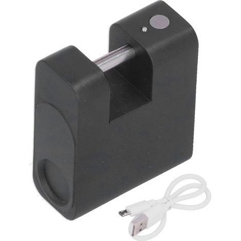 Fingerabdruck-vorhängeschloss, Elektronisches Diebstahlsicherungsschloss Für Koffer, Rucksäcke, Schubladenelemente, Wiederaufladbarer 3,7-v-lithium-akku