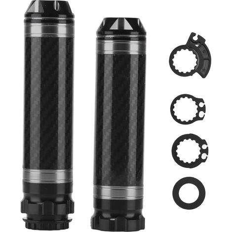 Motorrad-lenkergriffüberzug Aus Kohlefaser, 2-teilig, Korrosionsbeständig, Wasserdicht, Universell Für 7/8-zoll-titanlenker