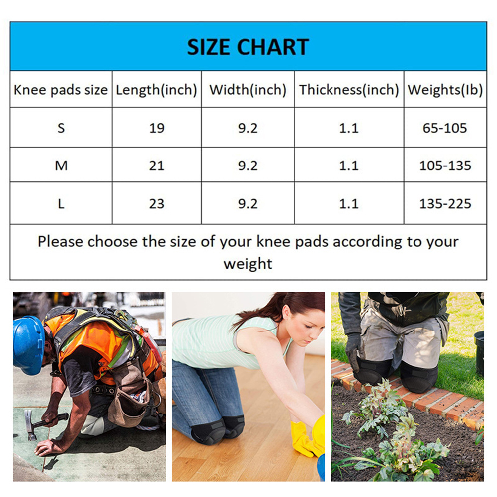 Rutschfeste Und Kratzfeste Knieschoner Mit Extra Dicker Schaumstoffpolsterung, Für Gartenarbeit, Hausarbeit, Bauarbeiten, Reinigungsarbeiten, Sport, Laufen Und Tanzen (für Männer Und Frauen).