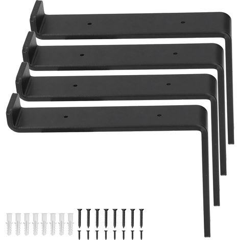 Robuste Und Langlebige Regalhalterung Aus Kohlenstoffstahl Mit Hervorstehendem Design, Vielseitig Einsetzbar, 4 Stück