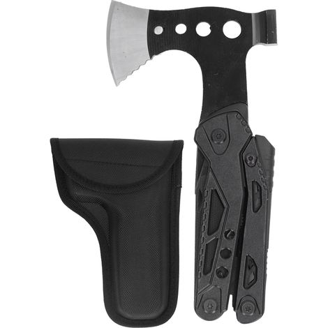 Multitool Im Taschenformat, Klappaxt, Hammer, Messer, Zange, Werkzeug Aus Edelstahl Für Outdoor-camping