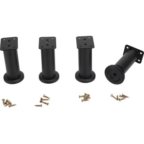4-teiliges Set Metall-möbelfüße, Verstellbare Stützfüße Für Küchenregale, Sofa, Tisch, Stuhl, Schreibtisch, Schrank, 12–18 Cm / 4,7–7,1 Zoll