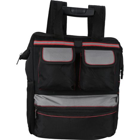Yileqi Werkzeugtasche Aus Oxford-gewebe, Multifunktionaler Reparaturwerkzeug-rucksack, Aufbewahrungsorganizer (schwarz)