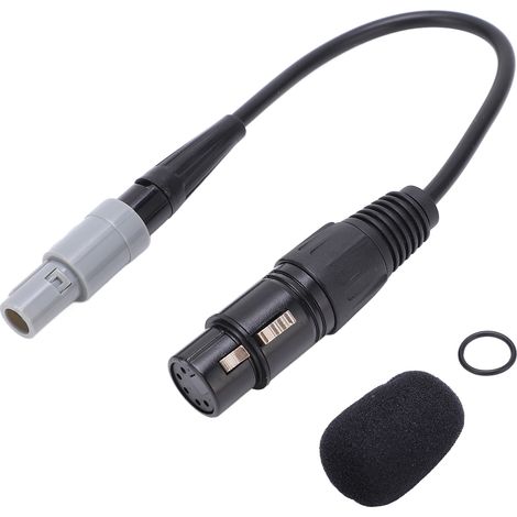 6-poliger Auf 5-poliger Xlr-adapter Für Luftfahrt-headsets, Hochdichter Schaumstoff Für Hubschrauber