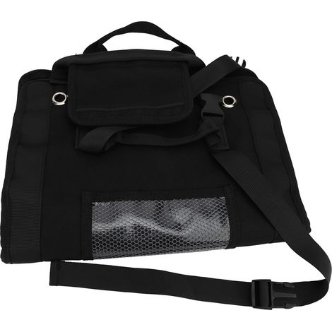 Tragbare Werkzeugtasche, Multifunktionaler Rollorganizer Für Kleinteile, Aufbewahrungstasche Aus Oxford-gewebe Für Reparaturen, Schwarzes Elektrikerwerkzeug