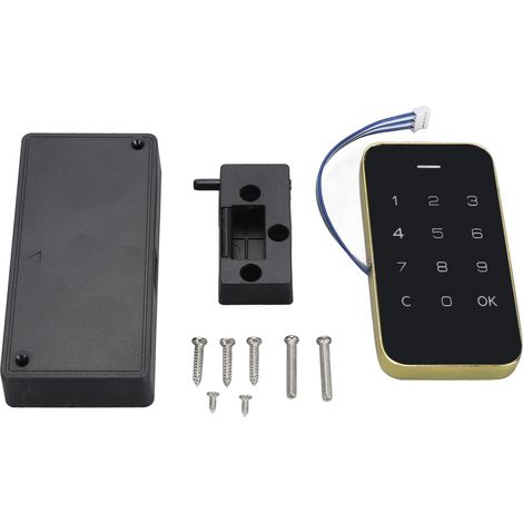 Digitales Elektronisches Zahlenschloss, Sicherer Touchscreen, Passwort Für Schrank, Briefkasten, Akten, Saunaschublade, Schulspinde