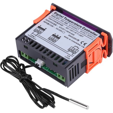 Stc-3000 220v Touchscreen Digitaler Temperaturregler Thermostat Mit Sensor (30a)