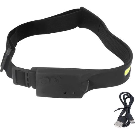Wiederaufladbare 350-lm-cob-stirnlampe Mit 230°-abstrahlwinkel, Rundumsicht-induktionsbeleuchtung, Wasserdicht Nach Ipx4