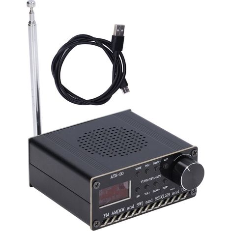 Wiederaufladbarer Si4732 Dsp Vollband-fm/am/ssb-radioempfänger Mit Antenne