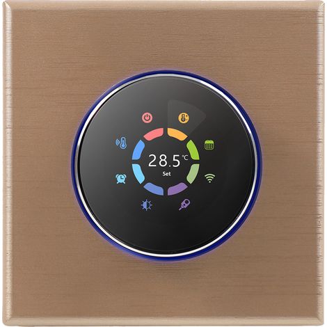 Intelligenter Wlan-thermostat Mit Wöchentlicher Temperaturregelung, Programmierbarer Tastensteuerung Und Mobiler Steuerung, Kompatibel Mit Alexa Und Smart Home, Für Warmwasserbereitung (5 A)