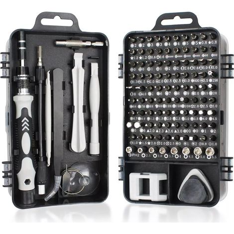 115-in-1 Schraubendreher-set, 99 Bits, Multifunktionales Elektronik-reparatur-werkzeugset Aus Chrom-vanadium-legierungsstahl