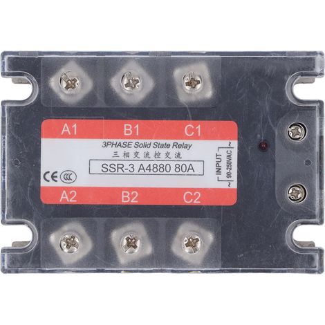 Dreiphasiges Halbleiterrelais, 600 V Ac Spitzenspannung, Bidirektionaler Ac-scr-ausgang Zu 480 V 80 A Ssr-modul