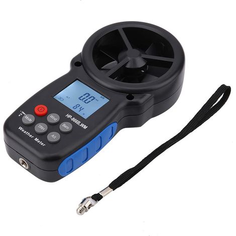 Leichtes Anemometer, Umgebungswetterstation Zur Temperaturmessung. Heimexperiment: Windgeschwindigkeit Messen.