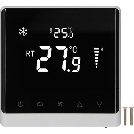 Thermostat Für Klimaanlagenlüfter, Touchpanel Für Den Heimgebrauch, Temperaturregler, Bürstenloser Gleichstrommotor, 180 Bis 260 V