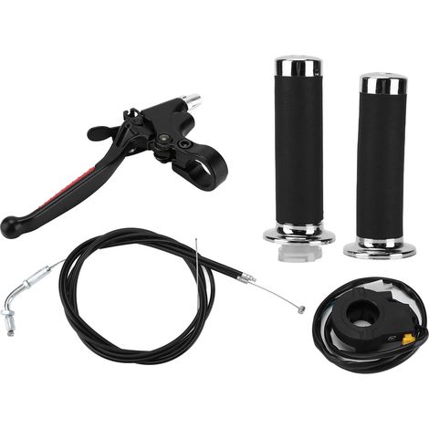 Gas- Und Kupplungsgriff-set, Ergonomischer, Wasserdichter Ersatz Für 49ccm, 60ccm, 66ccm Und 80ccm Motorisierte Fahrradmotoren