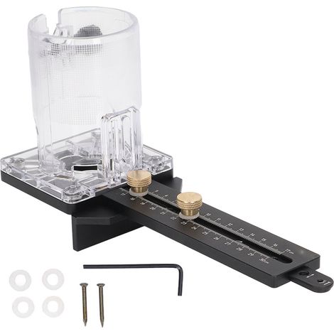 Cnc-holzfräser-basis, 8-mm-stift, 2,5-mm-nagellöcher, Feuchtigkeitskreis, Kreisschlitz Für 65 Mm Durchmesser