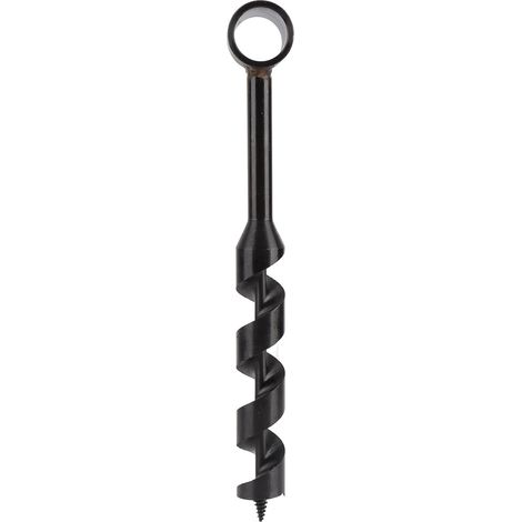 Schwarzer Handbohrer, Hohe Härte, Leicht, Tragbar, Überlebenswerkzeug Für Holzarbeiten In Der Wildnis, 25 Bis 230 Mm / 0,98 Bis 9,06 Zoll