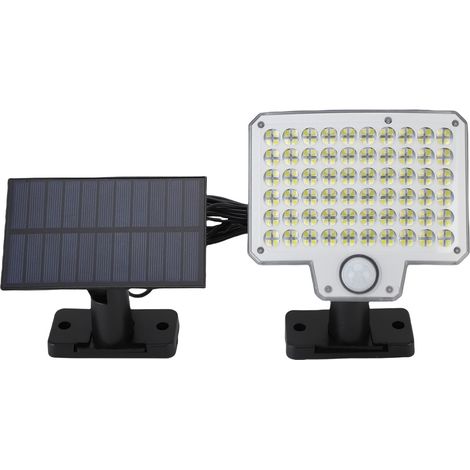 3000 Lumen, 240 Leds, Ip65, Solar-außenleuchte Mit Bewegungsmelder, Regensicher, Wandmontage, Mit Fernbedienung Für Garten, Terrasse Und Garage