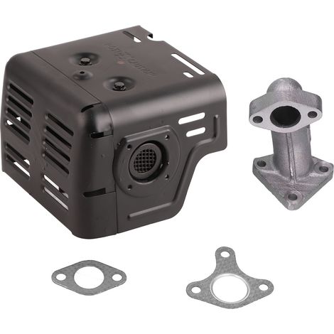 Kompletter Satz Auspuffschalldämpfer Aus Eisen Für Gx240 Gx270 Motoren, Mit Ansaugdichtung Und Ansaugrohr.