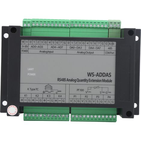 Rs485-analog-erweiterungsmodul, Automatisierte Industriesteuerungsgeräte, 1817000 Wsaddas