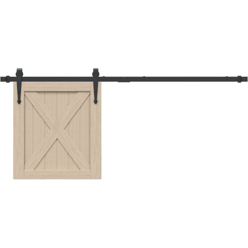 Mini-schiebetür-set Für Kleiderschrank, 122 Cm, Kohlenstoffstahl