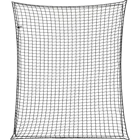 Anhängernetz Mit Schwarzer Gummischnur, 3,5 X 3 M, Pp