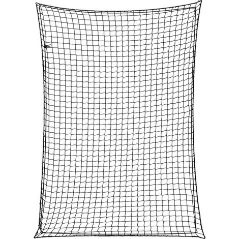 Anhängernetz Mit Schwarzer Gummischnur, 3,5 X 2,5 M, Pp