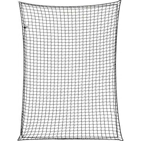 Anhängernetz Mit Schwarzer Gummischnur, 4x3 M, Pp