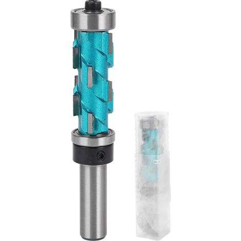 Bündigfräser, 1/2"-schaft, 43 Mm Schnittlänge, 19 Mm Durchmesser, Spiralfräser Mit Doppellager