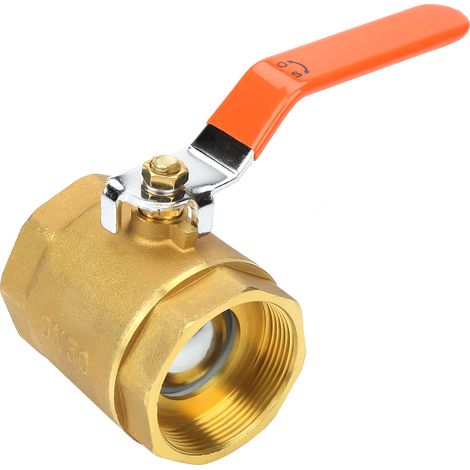 Dn50 2" Bsp Messing-kugelhahn, 1 Stück, 1,6 Mpa Für Wasser, Öl Und Gas