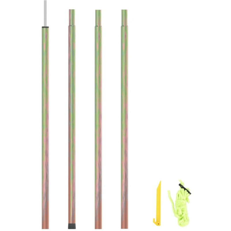 200 Cm Sonnenschirmstange Aus Verzinktem Stahl