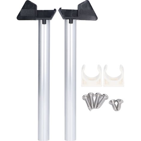 Silbernes Entwässerungsrinnen-set, 2-teilig, Gewächshausrinnen-set, Wasserfallrohr