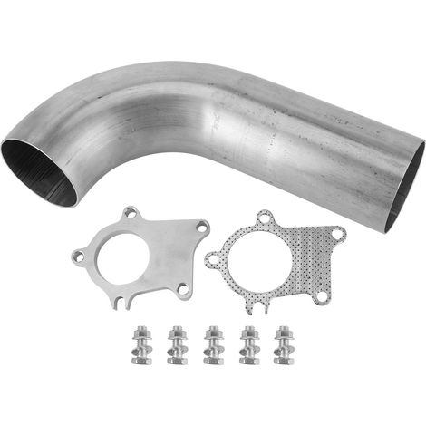 2,5-zoll-turbolader-downpipe, 90°-edelstahl-auspuffkrümmer Für 5-loch-t3/t4-turboladerflansch