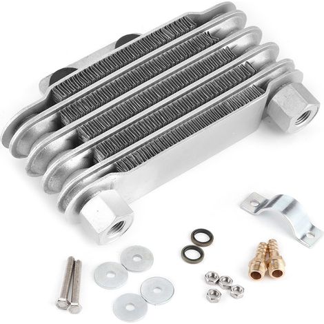 Universeller 5-reihiger Motorölkühler Als Ersatz Für 125-250 Cm³ Motorräder, Dirtbikes Und Atvs
