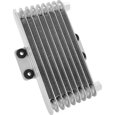 Aluminium-motorölkühler, 125 Ml, Für Motorräder Und Atvs Mit 125–250 Cm³, Silber