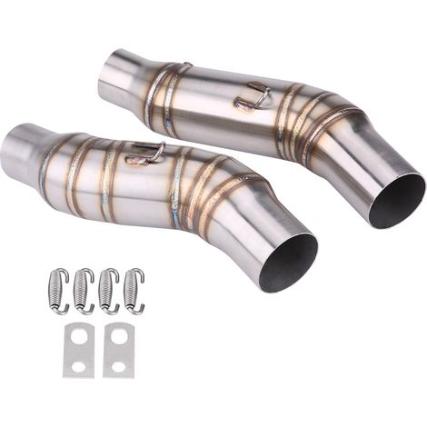 Paar 51-mm-auspuff-mittelrohr-adapterverbinder Für Kawasaki Z1000 2010-2014