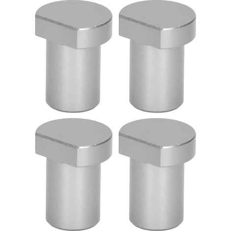 Tischanschlagblöcke Für Die Holzbearbeitung, Multifunktionale Werkbank, Bremsanschläge, 20 Mm Durchmesser, Silberfarben, 4 Stück