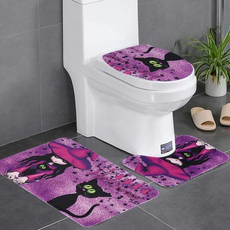 Badezimmermatten-set, Polyester-badematte Für Badezimmer, Toilette, Küche, Waschküche