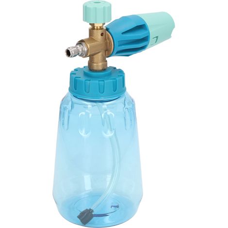 1-liter-schaumgenerator (4000 Psi), Einstellbarer Hochdrucksprüher, Abwaschbar, 1/4"-npt-anschluss, Schnellkupplung, Lila