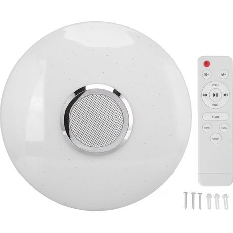 Intelligente, Ultradünne, Runde, Verstellbare Led-deckenleuchte Mit Bluetooth, Farbwechsel-schlafzimmerlampe, 100–240 V