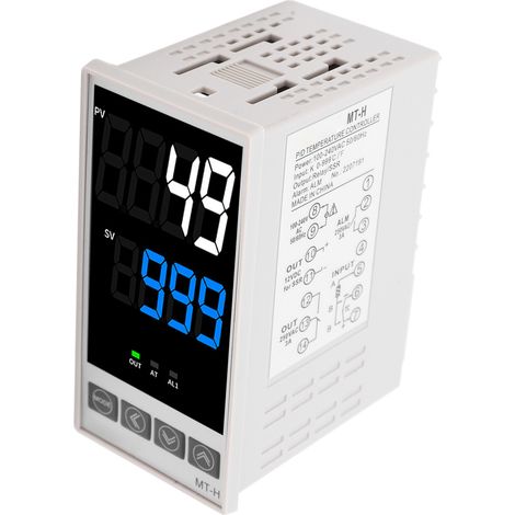 Pid-temperaturregler-kit, Automatisches Temperaturregelungsinstrument Mit Intelligenter Digitalanzeige, Ac 100–240 V, 4896 Mm