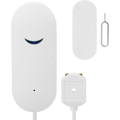 Wlan-wasserleckmelder, Überschwemmungs- Und Hochwassersensor, Alarm Mit Doppelseitigem Klebeband Für Tuya