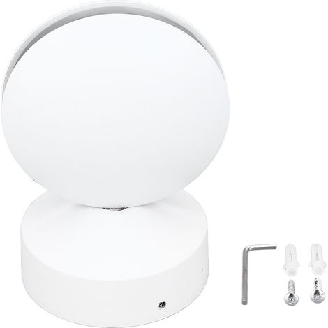 Runde 10-w-led-wandleuchte (360°), Ideal Als Fensterbankleuchte Für Flur, Korridor Oder Wohnzimmer, Ac 85–265 V, Weißes Licht