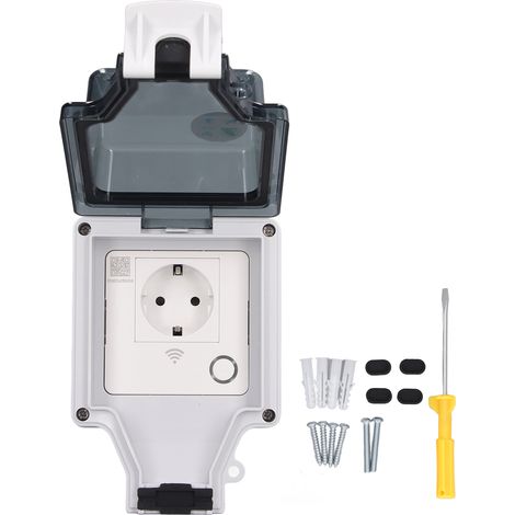 Wetterfeste Außensteckdose, Schutzart Ip66, Wandsteckdose Mit Abdeckung, 16-a-stecker, 110–250 V